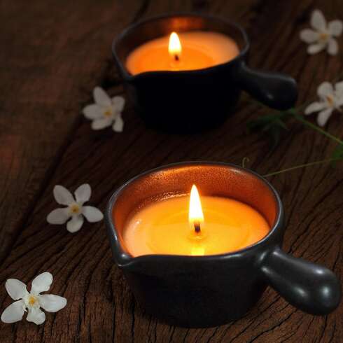Soin bien-être Massage Bougie en duo